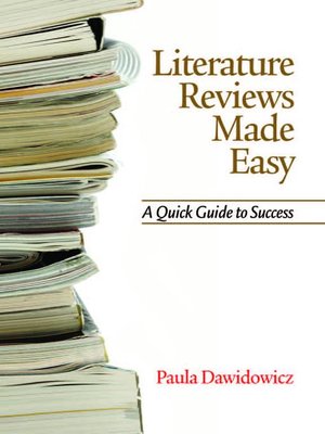 cover image of Literature Reviews Made Easy